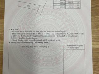 Bán đất tại xã bắc sơn, sóc sơn, hà nội, giá 675 triệu, diện tích 100m2, view đẹp