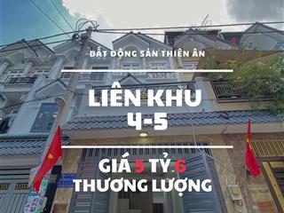 Nhà đẹp liên khu 45 xe hơi tới tận cửa giá chỉ 5 tỷ 6