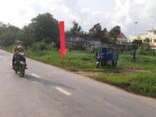 Bán gấp lô đất ở mặt tiền đường bàu trai, xã tân phú, đức hòa, long an 247m2