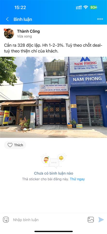 Chính chủ cần bán nhà 328 độc lập,tân phú. giá chốt bán 11.5tỷ