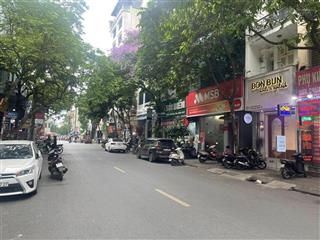 Nhà mặt phố phạm tuấn tài  đoạn đẹp nhất, 70m2, 5 tầng, vỉa hè, 2 thoáng, măt tiền 6m, 29 tỷ