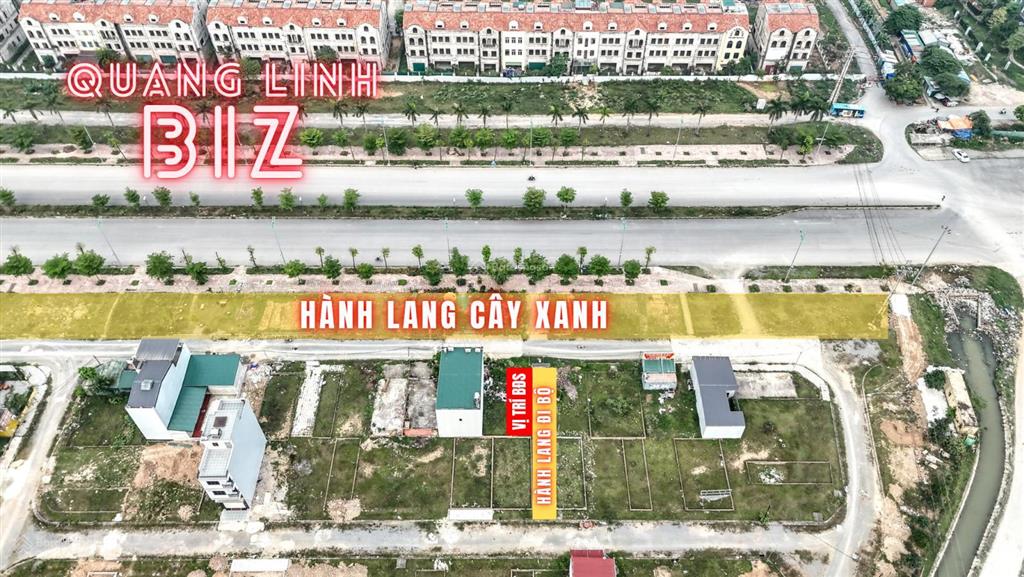 Bán lô góc xẻ khe khu 12.5ha an thượng, an khánh  mặt đường 50m