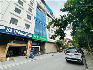 Cầu giấy tòa building mặt phố 130m2 mt6m mới tinh 10 tầng có hầm dòng tiền tốt 88 tỷ