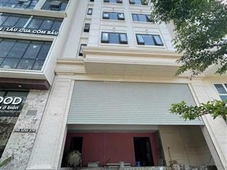 Duy tân bán toà building 9 tầng thông sàn có hầm đường lớn sầm uất dt155m2 mt8,5m 98 tỷ