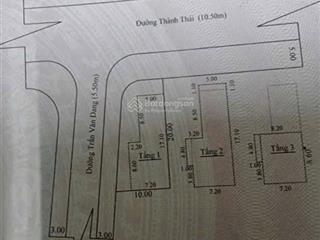 Bán nhà 3 tầng lô góc thành thái & trần văn đang đà nẵng