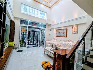 Nhà mới 4 tầng, 75m2, ngang 4.6m x17, hẻm xe hơi, sát bên phú mỹ hưng, hơn 7 tỷ