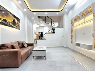 Nhà mới đón tết, hxh, 3 tầng, 60m2, nở hậu, full nội thất, gần nam long phú thuận, hơn 7 tỷ