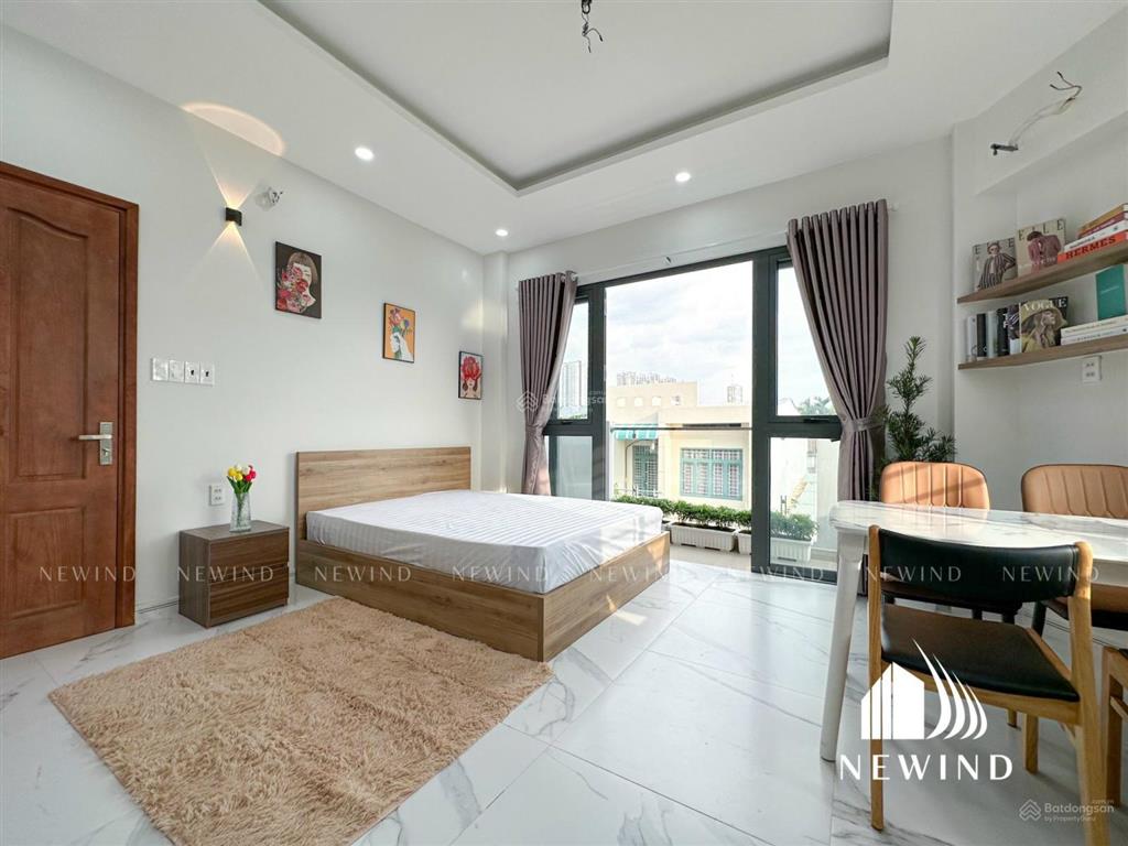Cho thuê căn hộ studio ban công thiết kế hiện đại mới 100% full nội thất ở him lam sát lotte quận 7