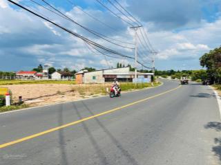 Chính chủ đất mặt tiền tỉnh lộ 7, 194m2 (ngang lớn 13.6m), sổ hồng riêng, thổ cư hết đất, chỉ 2 tỷ