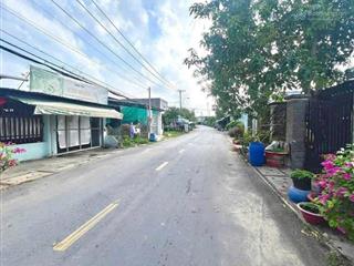 Chính chủ bán đất mặt tiền kinh doanh ngay cây trôm mỹ khánh, 105m2 shr, dân cư đông, chỉ 1.1 tỷ