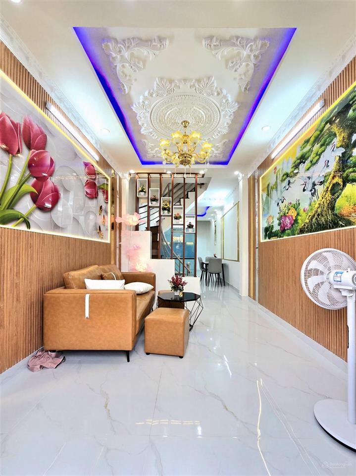 Cần bán nhà có sổ hồng một lầu đường trước nhà 6m