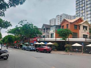 Mặt phố bùi quốc khái  linh đàm  85m2 mặt tiền 7m  sổ vuông a4  giá 25,5 tỷ