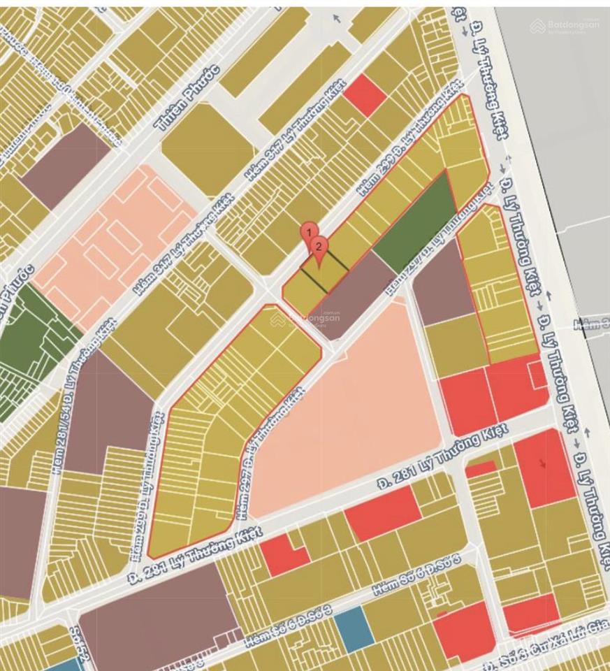 Bán nhà khu phú thọ, lý thường kiệt quận 11, 515.5m2, ngang 20.6m, giá 95 tỷ