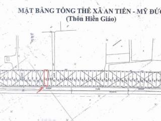 Chính chủ nhờ bán lô đất đấu giá xã an tiến, mỹ đức. giá 2,3 tỷ.  0912 333 ***