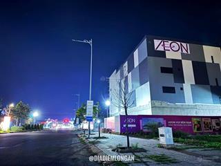 Nóng! chủ bán gấp lô góc 306,3m2 cách aeon mall tân an chỉ 5p đi xe