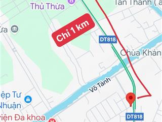 Chủ buông sổ lô đất mt 818, trung tâm hành chính lớn hhất khu vực thủ thừa