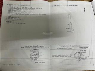 Giảm 300tr bán nhanh miếng đất mặt tiền ấp rừng dầu long an