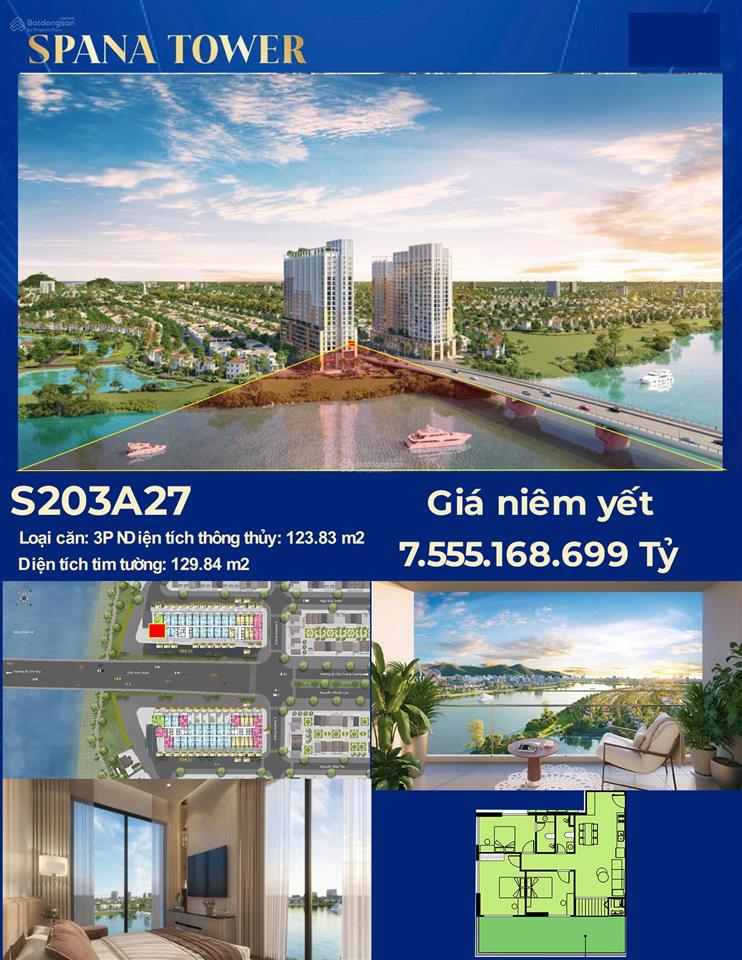 Top 3 căn 3pn sun spana view sông  đẹp sót lại giá chỉ từ 5,1 tỷ  ngay 0977 773 ***