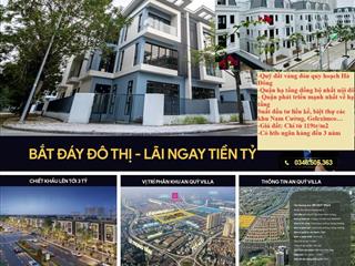 (gấp) cần bán trong tháng này biệt thự an quý cắt lỗ 6 tỷ, sẵn sổ đỏ