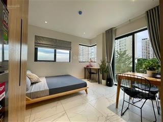 Studio full nội thất  ban công  thiết kế hiện đại