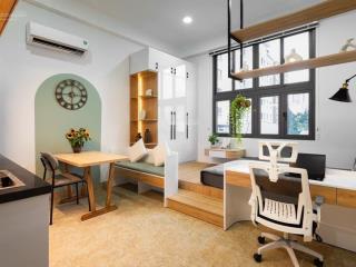 Căn hộ cao cấp + full nội thất, máy giặt riêng mới 100%