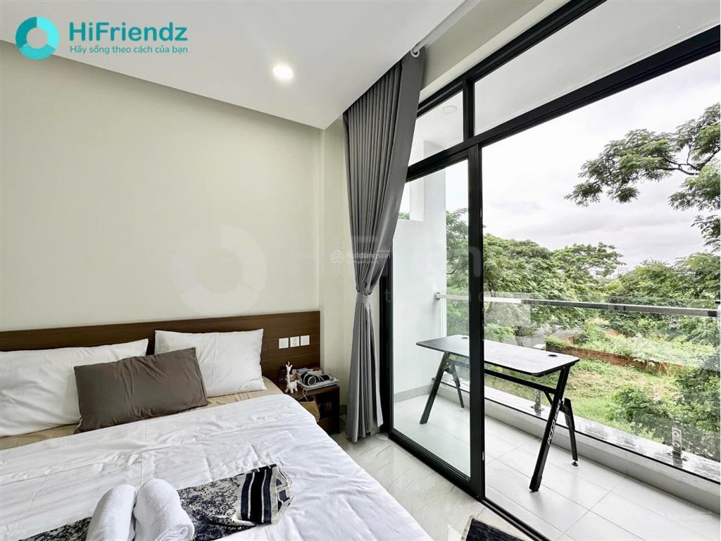 1 phòng ngủ + studio siu vip nội thất xịn xòtone màu sang trọng có ban công máy giặt riêng