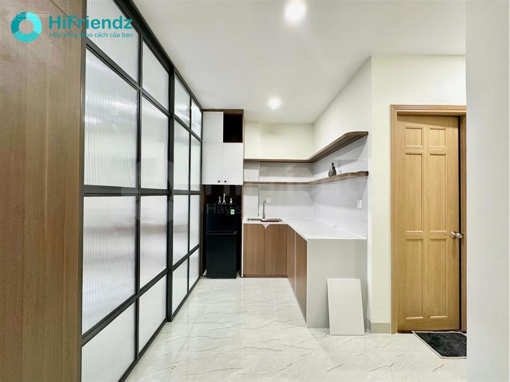 1 phòng ngủ + studio siu vip nội thất xịn xòtone màu sang trọng có ban công máy giặt riêng