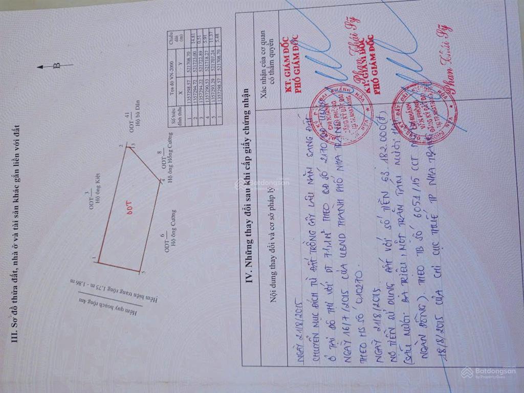 Bán nhanh đất hẻm đường cao văn bé nha trang