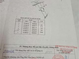 Bán đất 89m2 tại nhữ tiến hiến, thị trấn củ chi, 2,5 tỷ