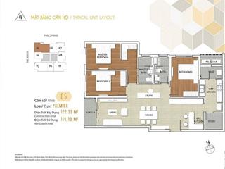Bán căn hộ 3pn+1, 122,3m2 chung cư kris vue quận 2 giá chỉ 7 tỷ sẵn sổ hồng