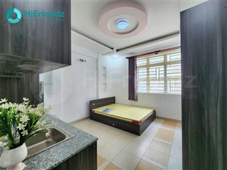 Studio cửa sổ siêu thoáng  full nội thất, gần cầu sài gòn