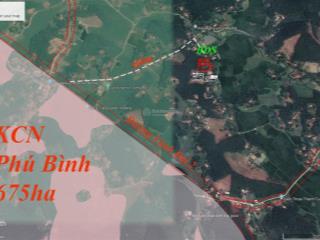 Đất ven khu công nghiệp phú bình thái nguyên do tập đoàn kinh bắc làm chủ đầu tư