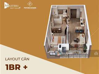 Em nguyệt bán lại 2 suất 1pn tòa c5z1 masteri vhop3  43m2 view công viên