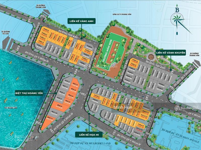 Bán hoàng thành villas mỗ lao, hà đông kinh doanh, văn phòng, 155m2, mặt tiền 7m, nhỉnh 47 tỷ