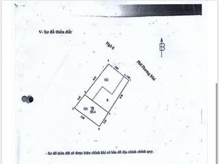 Bán nhà mặt ngõ 6 phố phương mai, diện tích 51m2, 5 tầng, mặt tiền 4,9m, giá 19,8 tỷ