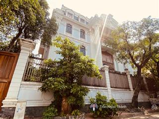 Bán biệt thự siêu khủng ở mặt tiền lương định của, p. an khánh  26x26m  4 tầng  giá 85 tỷ tl