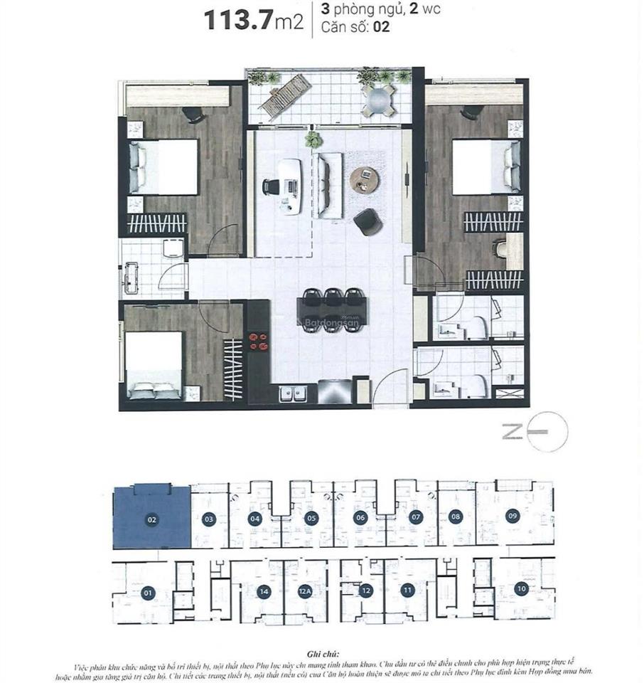 Bán căn 3pn 2wc 114m2 sky 89, view sông trực diện  tầng cao, nội thất cơ bản  7tỷ8 bao hết