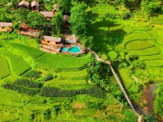 Bán khu nghỉ dưỡng **pu luong riverside lodge** 5000m2 gần thác hiêu, view suối, giá 18 tỷ