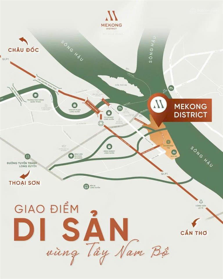 Đẹp nhất  cặp nền góc trục chính kđt tây sông hậu. giá tốt trong khu