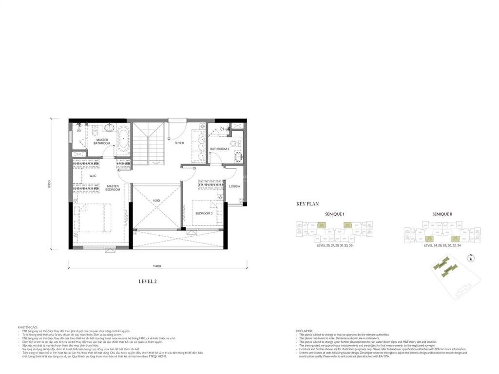 Căn 3pn tòa sen sp diện tích 101,5m2 ban công đông nam view biển hồ giá tốt nhất the senique hà nội