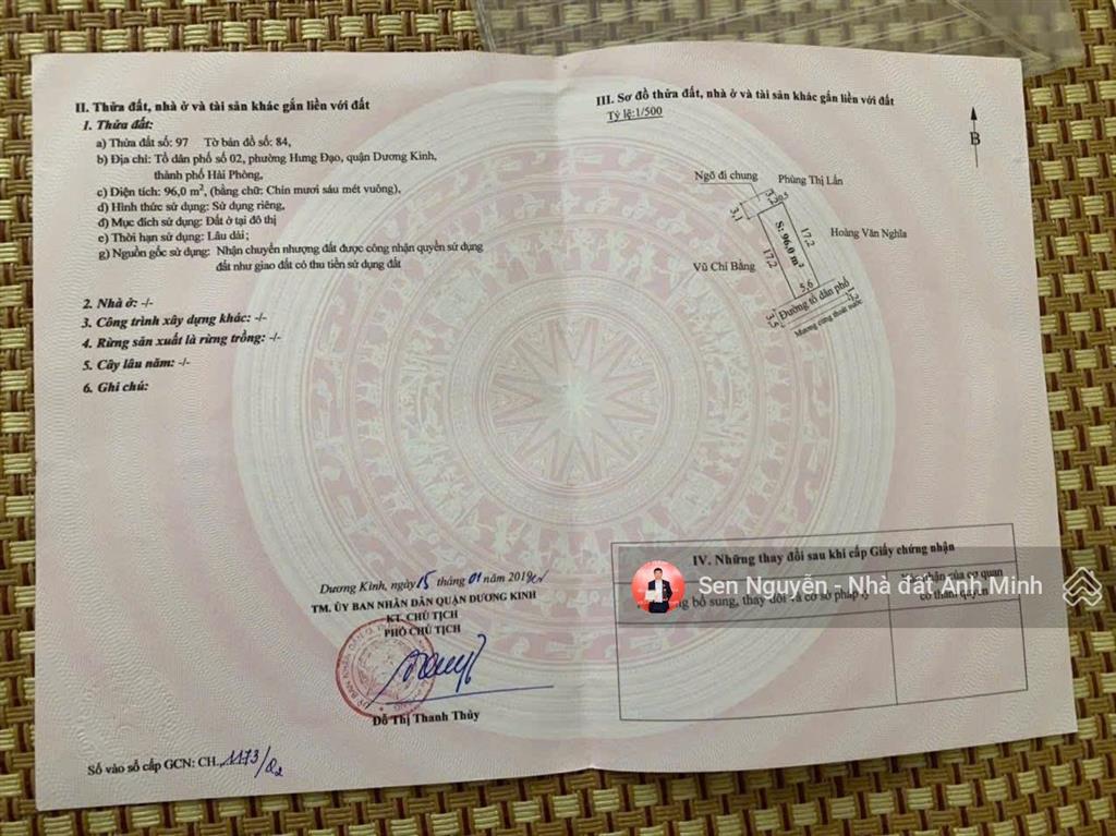 Cực đẹp lô đất mặt đường nhựa phố vọng hải