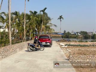 Gần vinhomes dương kinh  lô đất sông he cách dự án chỉ 200m  ngõ rộng 4m