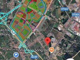Cần bán lô mặt phố sông he gần vinhomes dương kinh, đường 353.