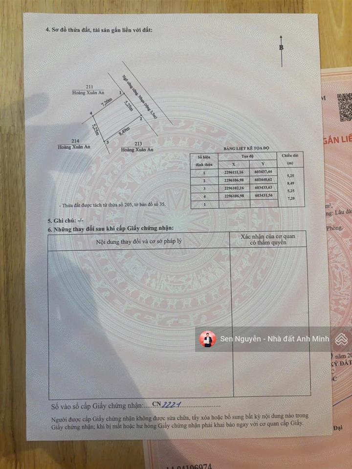 Bán đất tại hợp đức, đồ sơn, hải phòng, 950 triệu, 40.6 m2, giá ưu đãi chính chủ