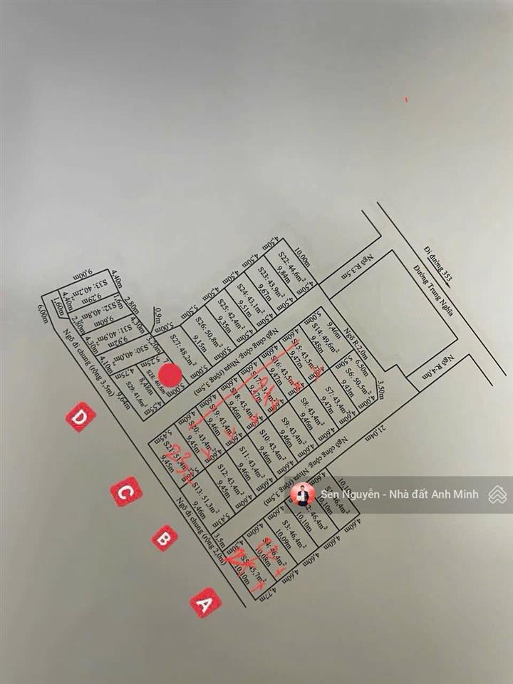 Bán đất tại hợp đức, đồ sơn, hải phòng, 950 triệu, 40.6 m2, giá ưu đãi chính chủ