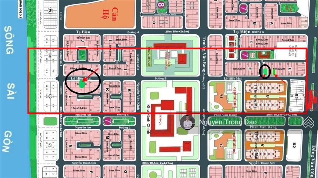 Đường lê hiến mai, quận 2,thạnh mỹ lợi, tp thủ đức, dt(10*21.5m  16*20m), xây hầm + 7 lầu, shr.