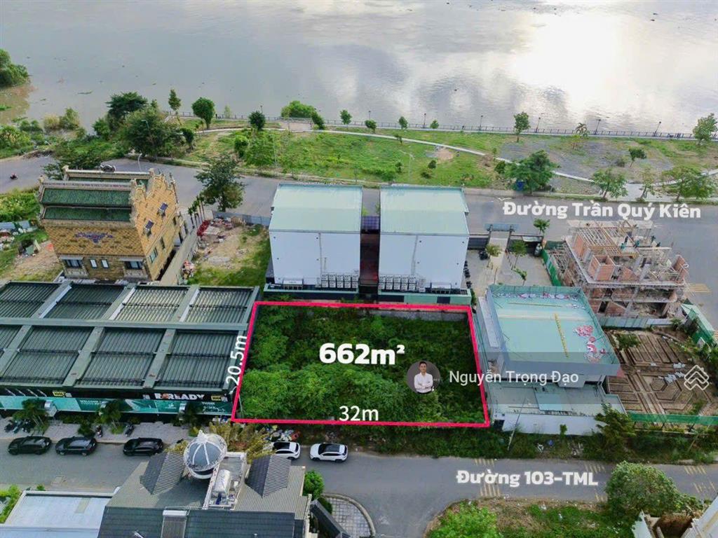 Bán đất biệt thự khu thạnh mỹ lợi, quận 2, đường 103tml, 32.5m*20.37m, shr, gần sông sài gòn
