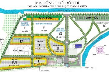 Bán mộ đơn tại dự án hạc cảnh viên long an  giáp nhà bè