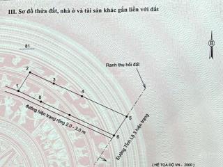 Bán lô góc mặt tiền tỉnh lộ 3, phước đồng hoa hậu tl 3, có sẵn 200m2 thổ cư giá 13,5tr/m2