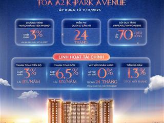Đầu tư thông minh  kiến tạo giá trị cùng k  park avenue vinhomes star city